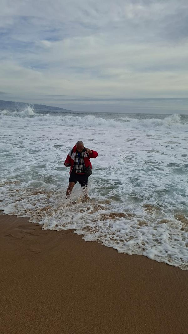 Praia de Renaca, em Vina del Mar, na caravana do Grand Tour Andino