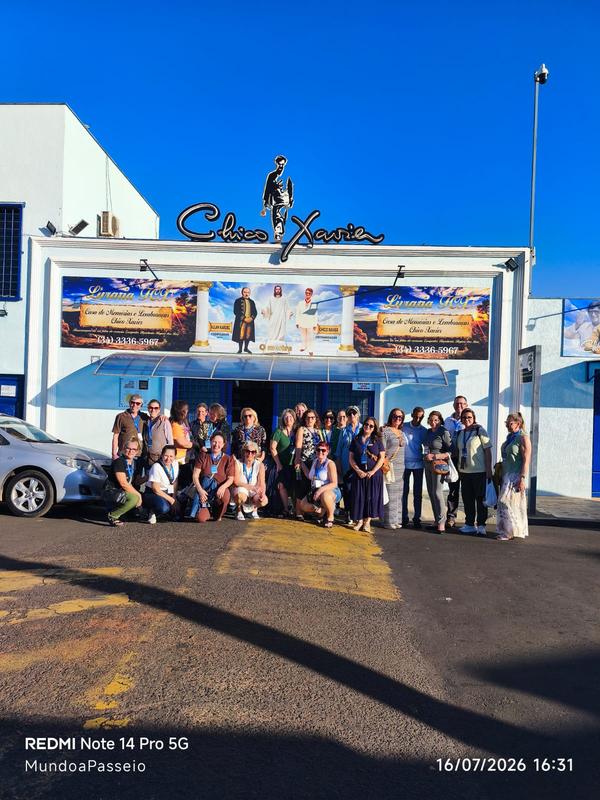 Casa de Chico Xavier, em Uberaba, na Caravana Minas Espirita de julho de 2026