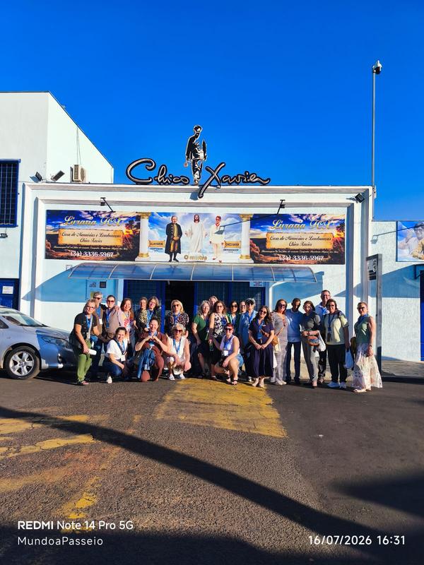 Casa de Chico Xavier, em Uberaba, na Caravana Minas Espirita de julho de 2026