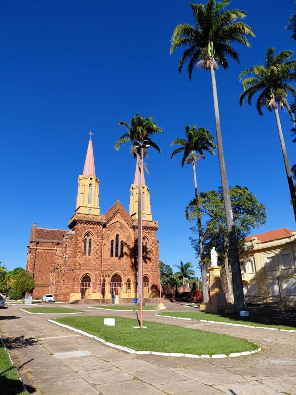 Igreja histórica, em Uberaba, na Caravana Minas Espirita de julho de 2026