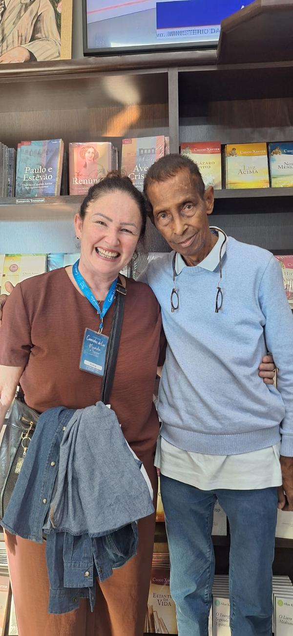 Encontro na livraria, na Caravana Minas Espirita de julho de 2026