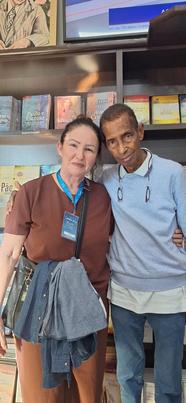 Encontro na livraria, na Caravana Minas Espirita de julho de 2026