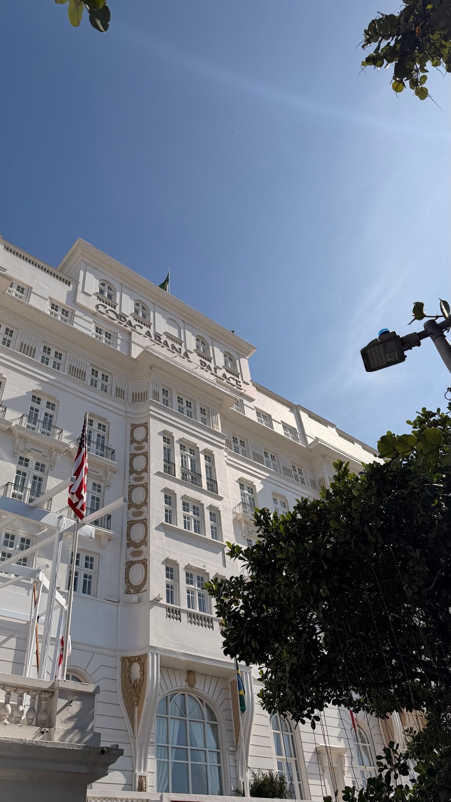 Fachada do Copacabana Palace