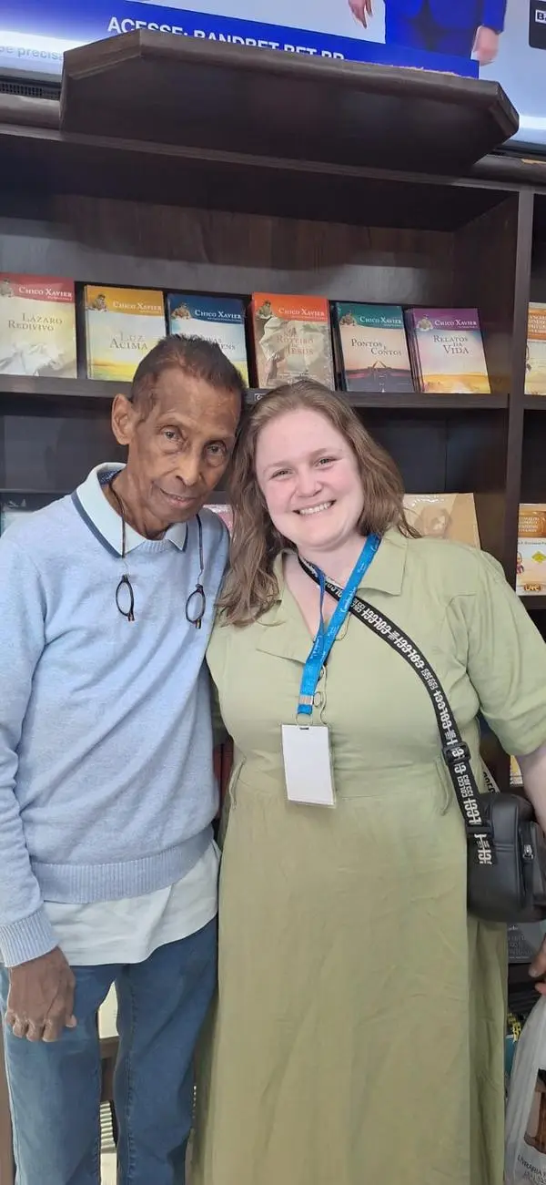 Encontro na livraria, na Caravana Minas Espirita de julho de 2026