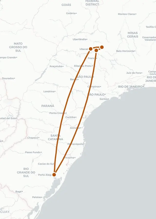 Mapa do roteiro