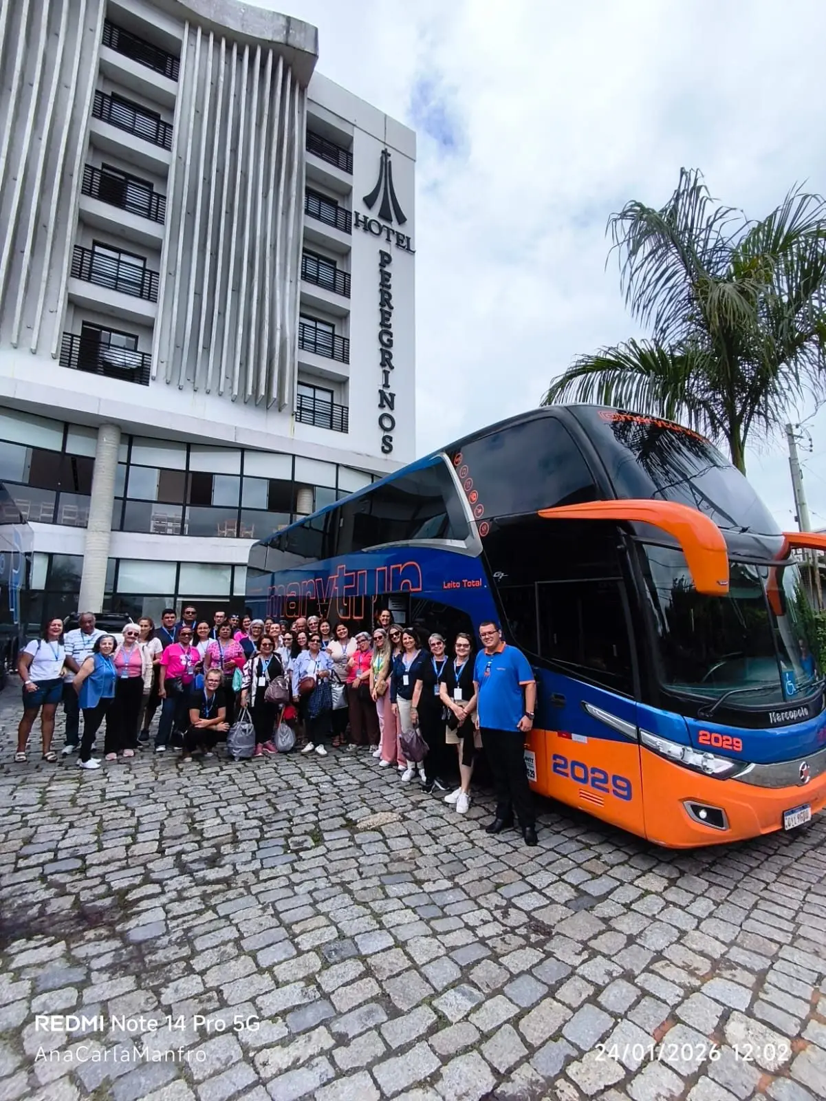 Caravana a Aparecida em 2026: registro das duas saídas, de janeiro e de junho